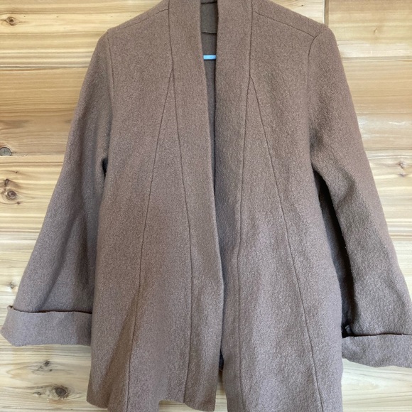 Zara tan wool coat size M - Picture 5 of 5
